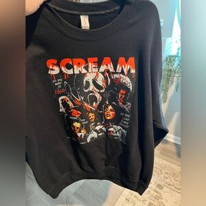 SCREAM Gildan Heavy Blend Black Sweatshirt
